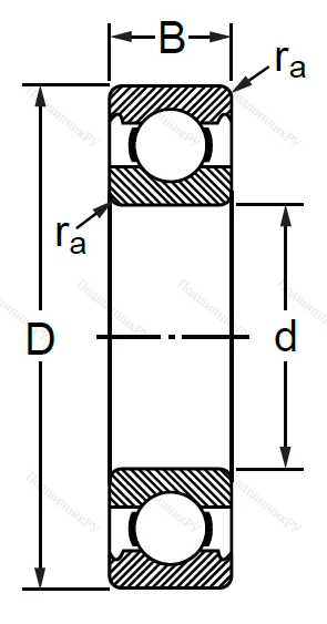 Шариковый однорядный подшипник 76-130 (6030 C 3) в Самаре
