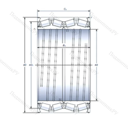 Подшипник роликовый радиально-упорный STF 304KVS 4152Eg от производителя  NSK