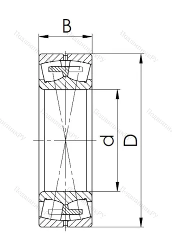 Сферический роликовый подшипник 3526 Н (22226 MW 33) в Самаре