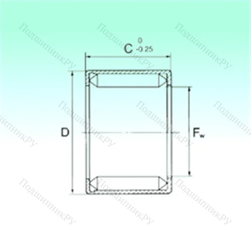Подшипник игольчатый радиальный HN 1612