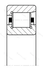 Подшипник  NF 309 (12309) размер 45x100x25