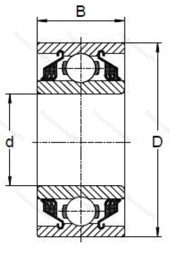 Радиальный шариковый подшипник W 211 PP 3 в Самаре
