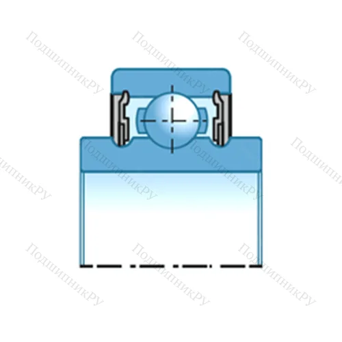 Подшипник шариковый радиальный DG 3572DWRKCS 27