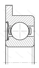 Модификация подшипника 6-860701Ю размер 12x17/19x4,5 от производителя  ГПЗ-4