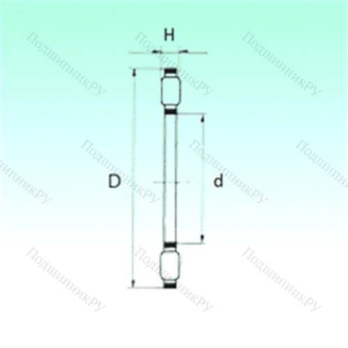 Подшипник роликовый упорный K 81160-M от производителя  NBS