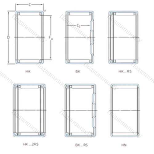 Подшипник игольчатый радиальный HK 4020.2RS