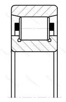 Подшипник  N 2208 (2508) размер 40x80x23 от производителя  SKF
