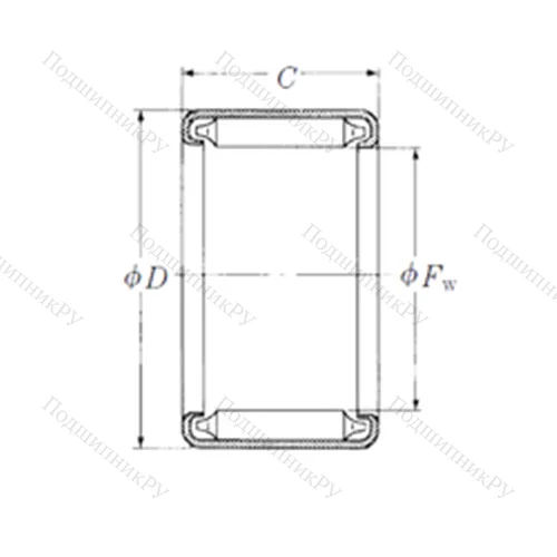 Подшипник игольчатый радиальный F-810 от производителя  NSK