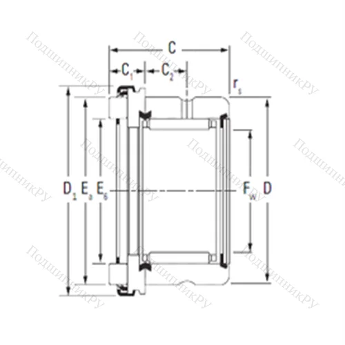Подшипник комбинированный RAX 510 от производителя  TIMKEN Подшипник комбинированный RAX 510 от производителя  TIMKEN