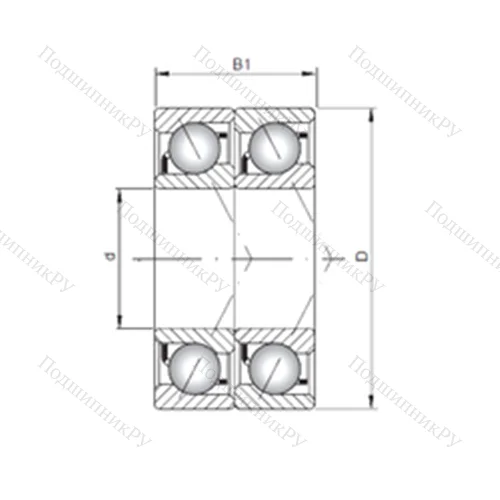 Подшипник шариковый радиально-упорный 71932 C-UD от производителя  CX