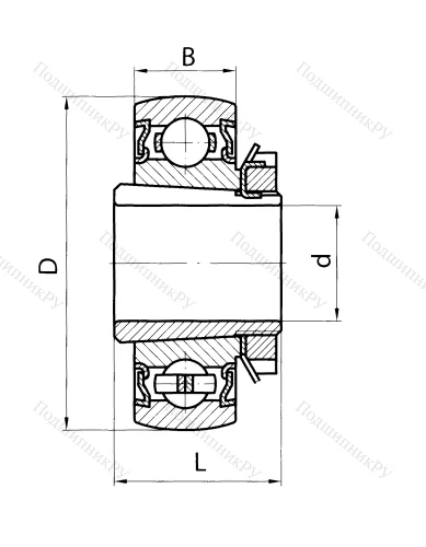 Шариковый однорядный подшипник 680210 A 2H 7C 17 в Самаре