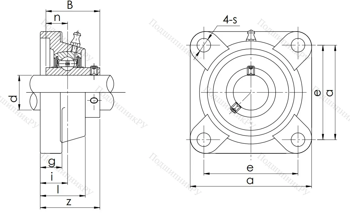 Подшипниковый корпус  F 208 в Самаре