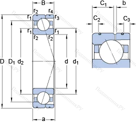 Подшипник 7015 ACD/HCP 4AL
