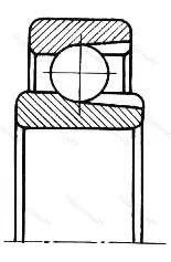 Модификация подшипника 7900812Ю размер 60x78x6/7 от производителя  ГПЗ-2