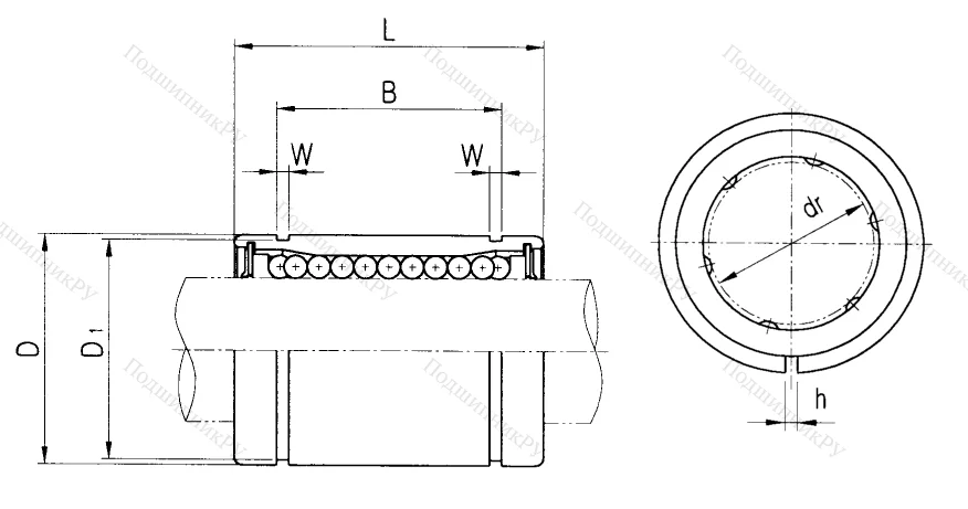 Подшипник LM 25 UU AJ в Самаре