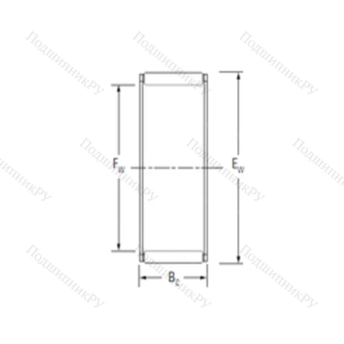 Подшипник игольчатый радиальный K 16X 22X 16H
