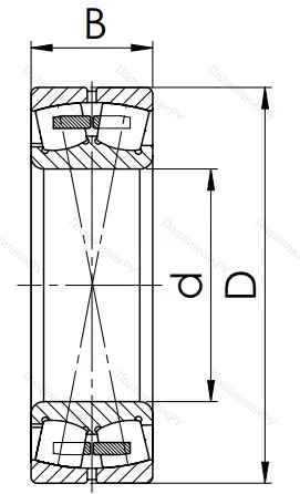 Сферический роликовый подшипник 3611 AMH (22311 MBW 33)