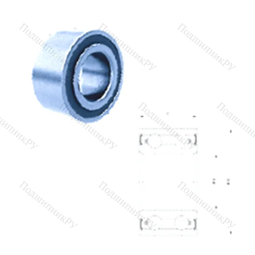 Подшипник шариковый радиально-упорный 3206B 2RS/C 3