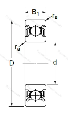 Дюймовый шариковый подшипник R 12 ZZ (KLNJ 3/4-2RZ) в Самаре