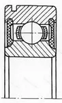 Подшипник  450100 (6000-2ZN) размер 10x26x8