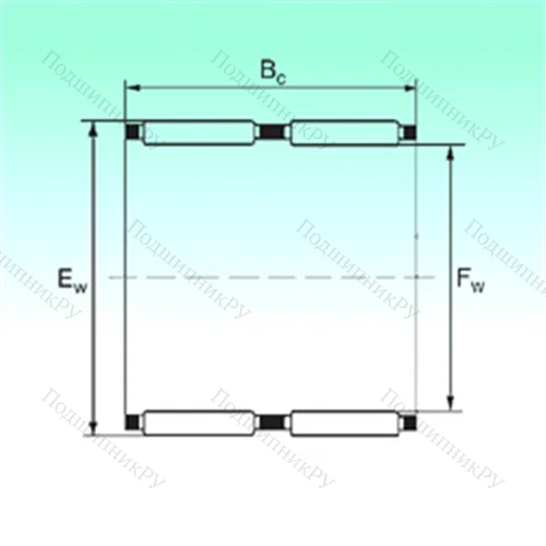 Подшипник игольчатый радиальный K 30x35x26 - ZW от производителя  NBS