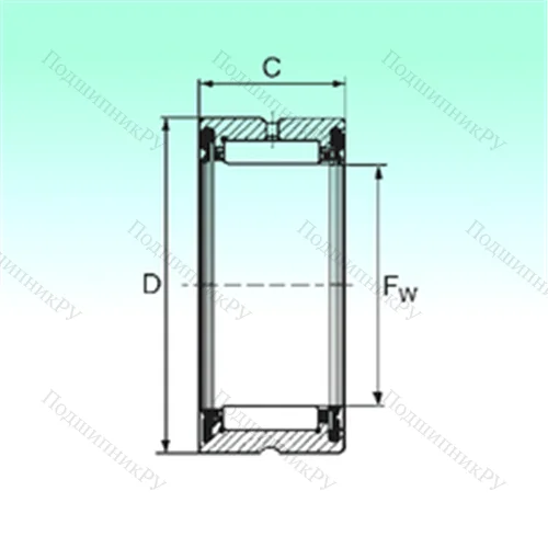 Подшипник игольчатый радиальный RNA 4902 2RS от производителя  NBS