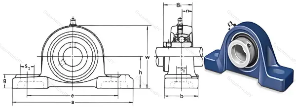Подшипниковый узел UCP 220 в Самаре