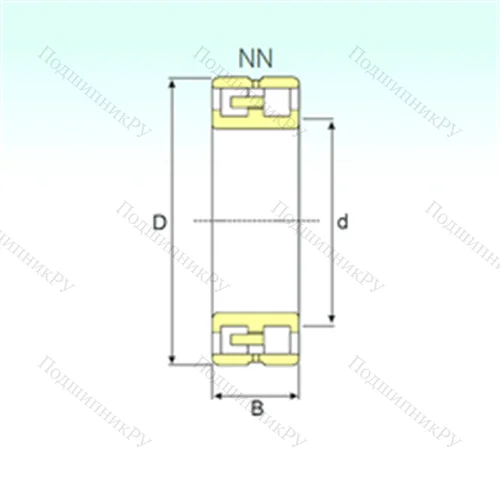Подшипник роликовый радиальный NN 3038 K/SPW 33