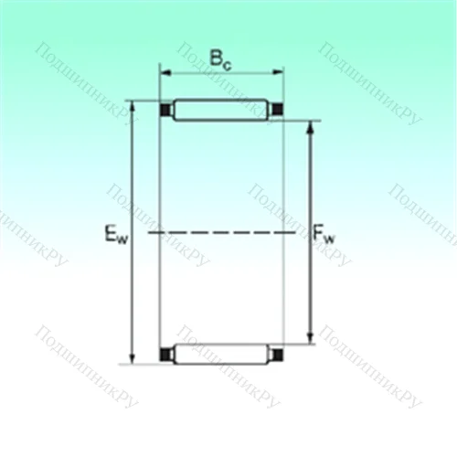 Подшипник игольчатый радиальный K 28x35x16