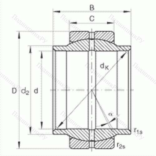 Подшипник шарнирный GE 32-LO