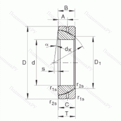 Подшипник шарнирный GE 50-SX