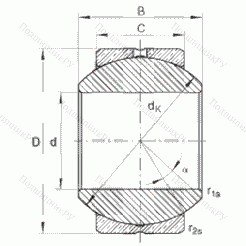 Подшипник шарнирный GE 8-PB
