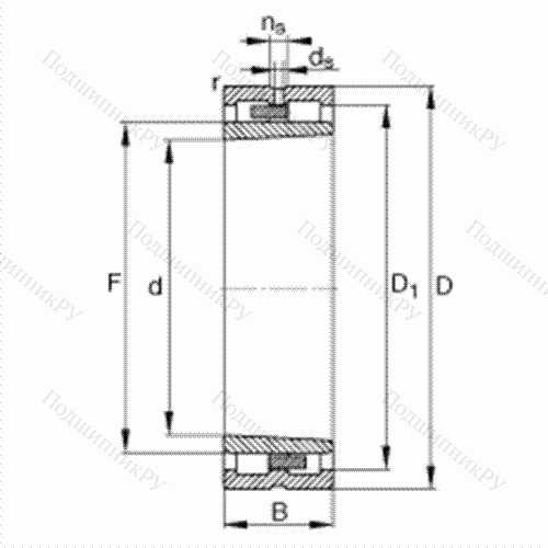 Подшипник роликовый радиальный NNU 4924-S-K-M-SP от производителя  FAG Подшипник роликовый радиальный NNU 4924-S-K-M-SP от производителя  FAG